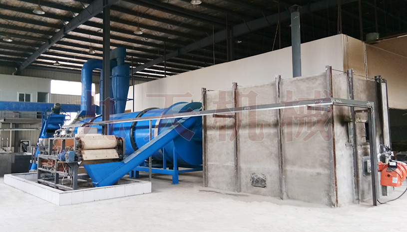 安徽豆（dòu）腐渣（zhā）烘幹機現場（chǎng）