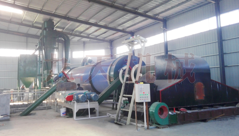 廣東揭陽玉米胚芽烘幹機現場