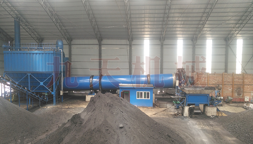 山西煤泥烘幹機現（xiàn）場