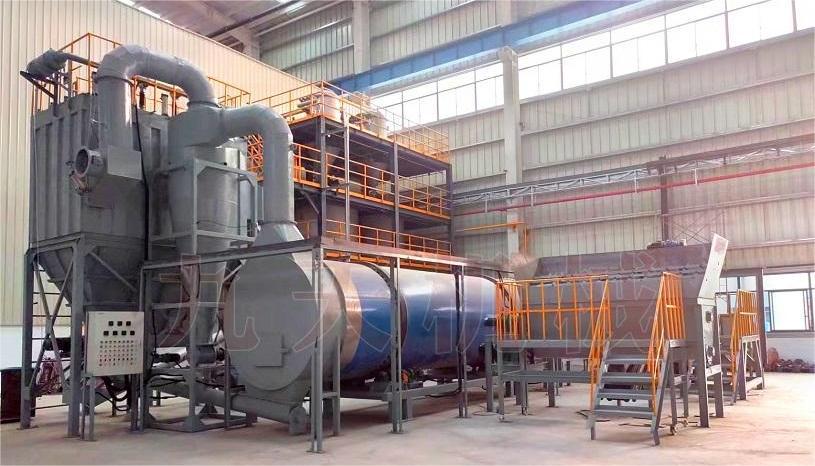 長沙石油焦烘幹機現場